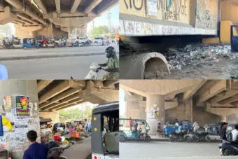 Under Guwahati's Flyovers, Vending and Parking Take Over Public Spaces