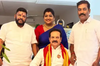 Devan joins Vijay's TVK days after quitting BJP, set to meet TN CM in Chennai