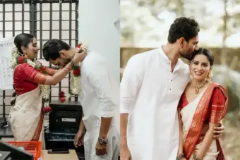 സ്വാതന്ത്ര്യ ദിനത്തില്‍ ഒരു പോരാളി ഒഫീഷ്യലായി എന്റെ കൂടെ കൂടി;നടനും തിരക്കഥാകൃത്തുമായ ഷേര്‍ഷാ ഷെരീഫ് വിവാഹിതനായി;  രജിസ്റ്റര്‍ വിവാഹത്തിലൂടെ സ്വന്തമാക്കിയത് അതിരടി'യിലെ ആല്‍ഫാ മെയില്‍ വിവി സ്വന്തമാക്കിയത് നിത്യാ സോളമനെ