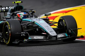 Mercedes driver Kimi Antonelli qualifies on pole for F1's Belgian Grand Prix