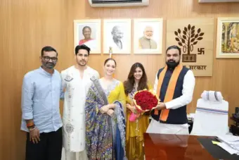 सिद्धार्थ मल्होत्रा, तमन्ना भाटिया, एकता कपूर ने बिहार के मुख्यमंत्री सम्राट चौधरी से मुलाकात की