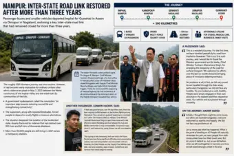 In the Northeast: A bus service unites a land divided by strife