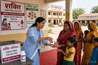 स्वास्थ्य कर्मी ने खिलाई खून बढ़ने गोली, चिकित्सा संस्थान, अंागनबाडी केन्द्रों व स्कूलों में शक्ति दिवस का आयोजन - Sanjeevni Today
