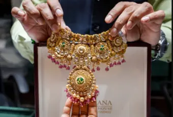 Gold futures slide 1% to Rs 1.42 lakh/10g on renewed Middle East tensions