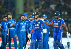 3rd T20I: Abhishek's 108 carries India to 221/7 against Afghanistan