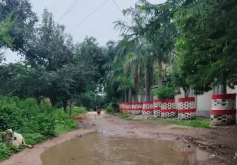 MP/Chhatarpur news: छतरपुर के अंबेडकर नगर में प्रधानमंत्री ग्राम सड़क योजना की सड़क 5 साल में हुई खराब