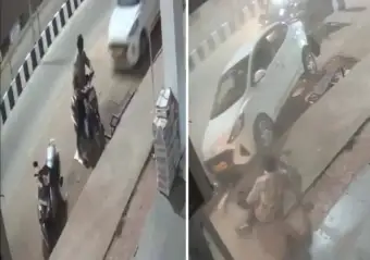 Video: काम खत्म कर लौट रहे युवक पर काल बनकर आई तेज रफ्तार कार,दिल दहला देने वाला वीडियो आया सामने