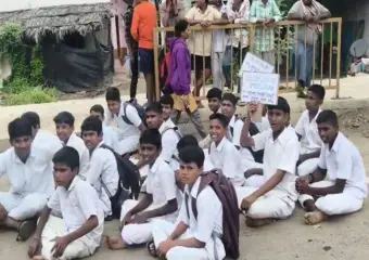Haveri News: ಎಂ.ಜಿ. ತಿಮ್ಮಾಪುರದಲ್ಲಿ ಬಸ್‌ಗಾಗಿ ವಿದ್ಯಾರ್ಥಿಗಳು, ಗ್ರಾಮಸ್ಥರ ಪ್ರತಿಭಟನೆ