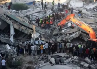 Tragic Building Collapse in Gaza Claims 21 Lives