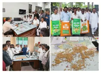 नकली सोयाबीन बीजों से किसानों को नुकसान