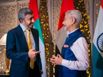 UAE Deputy PM Sheikh Abdullah bin Zayed Al Nahyan lands in Mumbai to discuss bilateral partnership