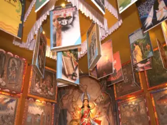 Kolkata: Durga Pandal honours Bankim Chandra Chattopadhyay's work to celebrate 150th anniversary of Vande Mataram