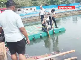 देवीच्या विसर्जनाला गालबोट, वाशीत 2 चिमुरड्यांचा तलावात बुडून मृत्यू