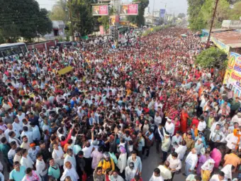 27 प्रतिशत आरक्षण समेत तीन सूत्रीय मांगों को लेकर