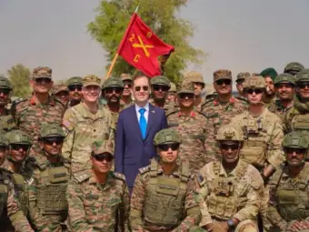 "Impressive to see US and Indian forces training together": US Envoy Gor reviews Exercise Yudh Abhyas 2026 in Rajasthan