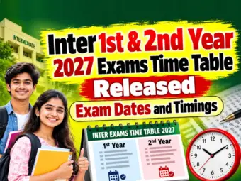 AP Inter Exams Time Table 2027 Released: Check 1st and 2nd Year Time Table, Practical Dates and Exam Timings