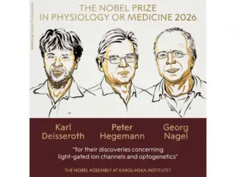 Nobel Prize in  Medicine 2026 awarded to Karl Deisseroth, Peter Hegemann, Georg Nagel for discoveries in optogenetics