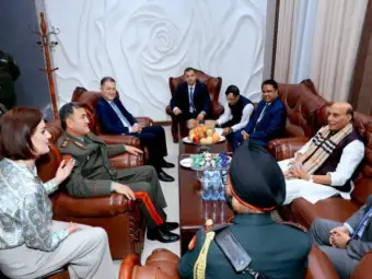 Rajnath Singh Meets Tajik Defence Minister, Focus on Stronger Ties