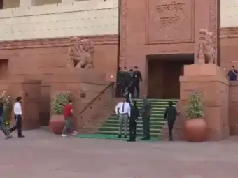 "Murder of the republic": INDIA bloc leaders arrive in Parliament for march against CEC, slam handling of voter list revisions