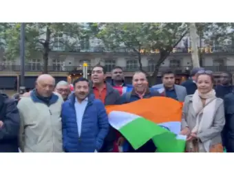 Indian diaspora in London stages counter-protest in support of PM Modi