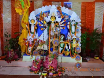 ঐতিহ্য ও সম্প্রীতির মেলবন্ধনে নিউটাউনের আপস কো-অপারেটিভ হাউজিং সোসাইটির দুর্গাপুজো, চতুর্থ বর্ষে পদার্পণ