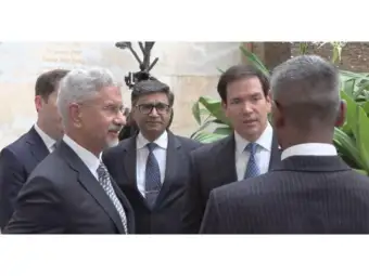 US Secretary Rubio Meets 26/11 Taj Security Chief in Mumbai