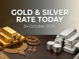 Gold Rate Today, October 24: Check Latest 24K, 22K and 18K Gold Rates Per Gram Along With Silver Prices in Delhi, Mumbai, Chennai and Other Cities