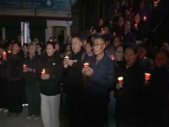 Dharamshala: Tibetans Hold Vigil for Nakchu Earthquake Victims, Raise Concerns Over Environmental Impact