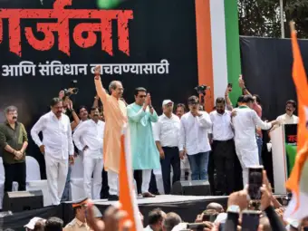 Thackeray brothers lead Mumbai march against CEC over SIR; FIR registered against organisers