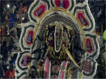 Huge number of devotees participate in Soorasamharam at Tamil Nadu's Kulasekarapattinam temple