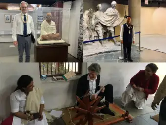 "Legacy of non-violence": Envoys from Singapore, Germany, Denmark honor Mahatma Gandhi on birth anniversary