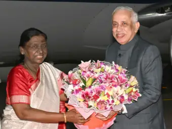 President Droupadi Murmu begins Andhra Pradesh tour with prayer at Kanaka Durga temple