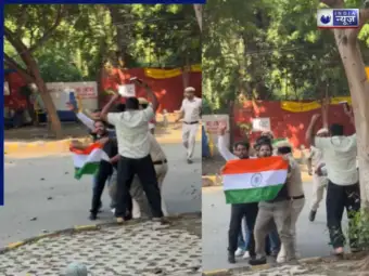 CJP Protest:  सोते रहे 40000 हजार जवान, सुबह-सुबह हाथ में झंड़ा लेकर जंतर मंतर में कुदे CJP नेता; वीडियो देख दिल्ली पुलिस की उड़ी नींद