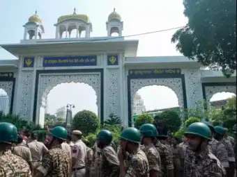 Mann Slams Delhi Police Over Bangla Sahib Entry, Says 'Taliban-Like Attitude'