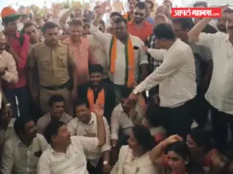 विरारच्या क्रीडा संकुलाच्या उद्घाटनावरून भाजप-बविआत चुरस; दोन्ही पक्षांचे कार्यकर्ते आमनेसामने