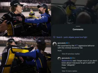 'He has a criminal record': Ryan Blaney's wife makes shocking claims against Carson Hocevar after NASCAR Bristol fight