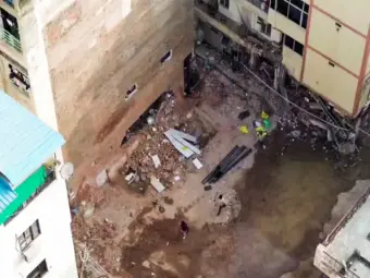 Delhi building collapse: Basement filled with 3 truckloads of debris, wall removed before collapse, probe reveals