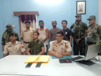 Two Bihar residents arrested with factory-made pistols in West Tripura joint operation