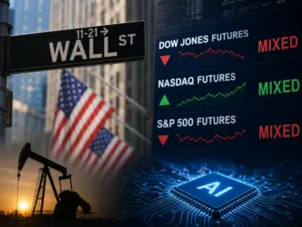 US Stock Market Today: Dow Jones, NASDAQ, S&P 500 Futures to Open Mixed Amid Falling Oil Prices, AI Spending & More - Here's What Investors Should Watch