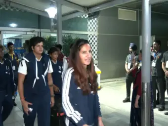 India women's cricket team returns to Delhi after successful Asia Cup campaign