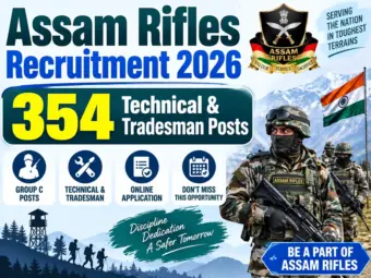 Assam Rifles Recruitment 2026: 354 Technical & Tradesman Posts, Apply Online from September 28