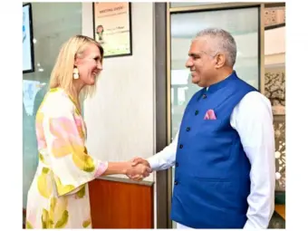 Union Minister Bhupender Yadav meets Finnish counterpart Sari Multala; discusses global climate goals