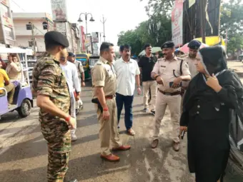आभूषण चोरी मामले में पुलिस अधीक्षक ने किया घटना स्थल का निरीक्षण, दिए आवश्यक निर्देश