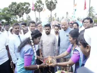 Sri Lanka President Dissanayake lays foundation stone for India-backed emergency unit at Mannar hospital