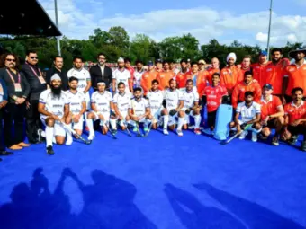 ETPL brings cricket and hockey together as Dravid, Waugh, Abhishek Bachchan attend India vs Netherlands World Cup clash