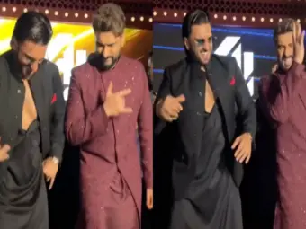 Ranveer Singh, Arjun Kapoor groove to 'Tune Maari Entriyaan' at Anshula Kapoor's reception bash