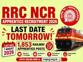 RRC NCR Apprentice Recruitment 2026 Last Date Tomorrow: Apply Online for 1,853 Railway Apprentice Posts