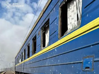 Russia strikes Ukrainian train near Poland border minutes after Boris Johnson, European leaders pass through