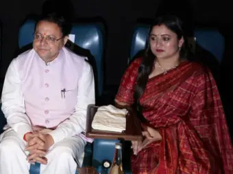 Uttarakhand CM Dhami attends special screening of 'Hanuman Ansh' in Dehradun