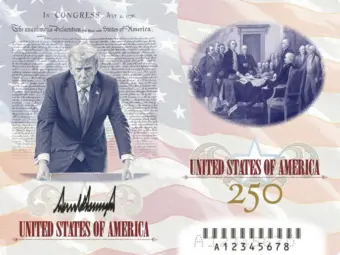 "Welcome, but be good!": Trump unveils commemorative US passport featuring his image